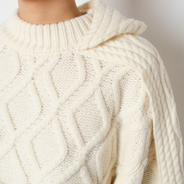 今季完売★IRENE★Cable Cropped Knit