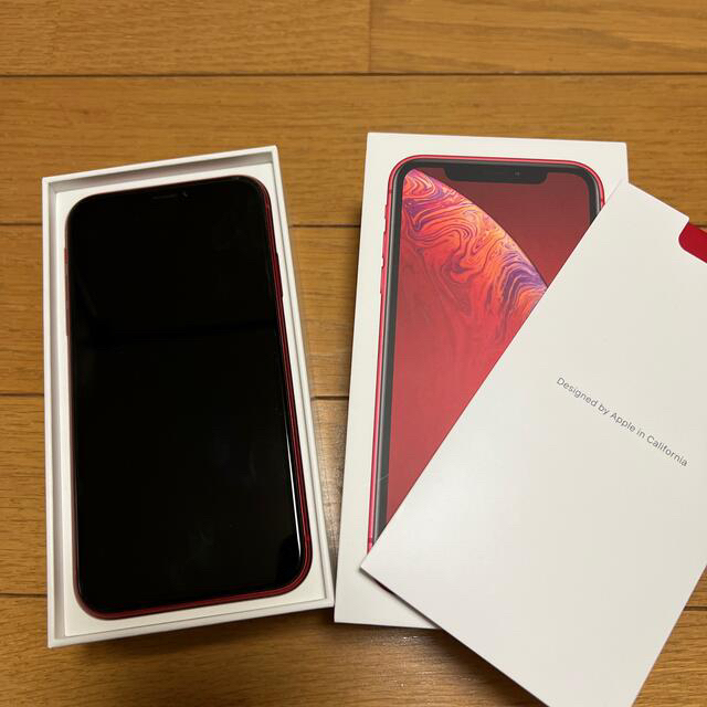 iPhone XR レッド 128GB SIMフリー-