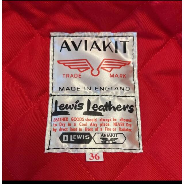 Lewis Leathers(ルイスレザー)の別注　ルイスレザー　LewisLeathers 36 ラットランドシープスキン メンズのジャケット/アウター(ライダースジャケット)の商品写真