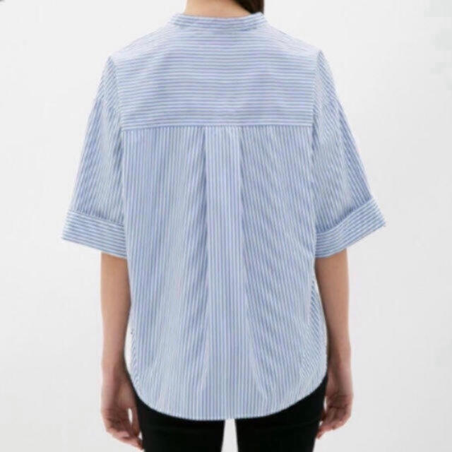GU(ジーユー)のストライプワイドスリーブシャツ レディースのトップス(シャツ/ブラウス(半袖/袖なし))の商品写真