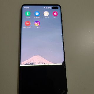 サムスン(SAMSUNG)のGalaxy S10＋ Prism Black 128 GB SIMフリー(スマートフォン本体)