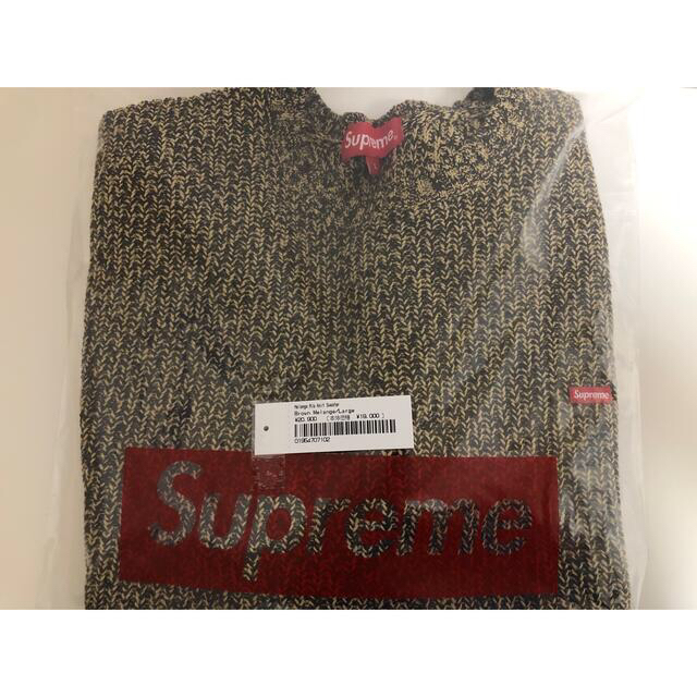 Supreme Mélange Rib Knit Sweater Lサイズ - ニット/セーター