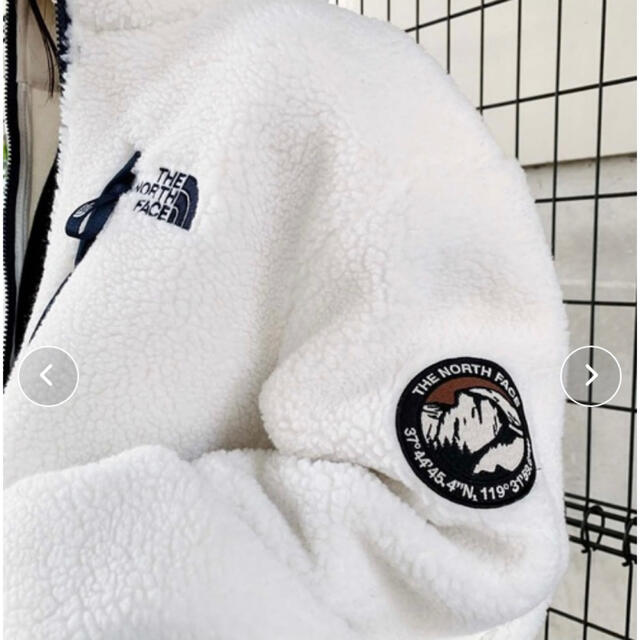 THE NORTH FACE(ザノースフェイス)のノースフェイス リモ　フリース　ジャケット　正規品　アイボリー　刺繍 メンズのジャケット/アウター(ブルゾン)の商品写真