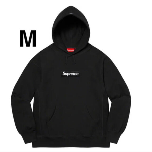 supreme Box Logo Hooded Sweatshirt black