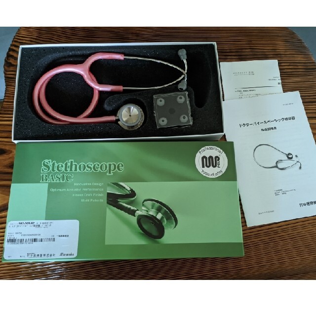 未使用 Stethoscope basic　聴診器ドクターパイールベーシック インテリア/住まい/日用品のインテリア/住まい/日用品 その他(その他)の商品写真