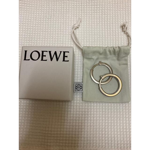 LOEWE   ロエベ　キーリング　メタリックシルバー