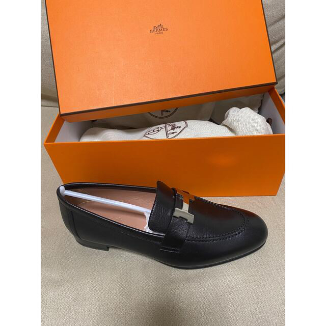 得価高品質 Hermes パリ 36.5 ノワールの通販 by プロフ要確認☆みーshop|エルメスならラクマ - 新品未使用☆ HERMES モカシン 大特価人気