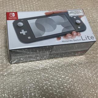 ニンテンドウ(任天堂)の【新品未開封】Nintendo Switch Lite グレー スイッチライト(携帯用ゲーム機本体)