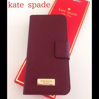 ケイトスペードニューヨーク(kate spade new york)の新品❤️kate spad手帳型iPhoneケース(iPhoneケース)