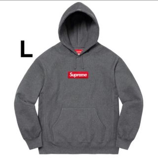 シュプリーム(Supreme)のsupreme Box Logo Hooded Sweatshirt チャコール(パーカー)