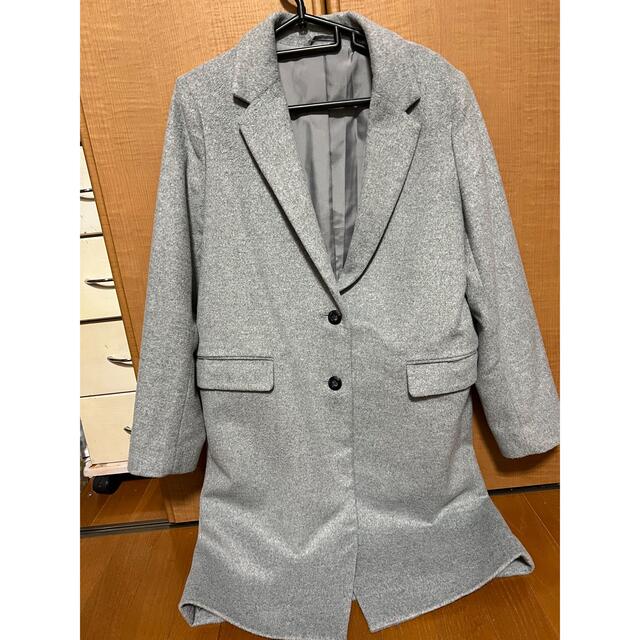チェスターコート ジーユー レディースのジャケット/アウター(チェスターコート)の商品写真