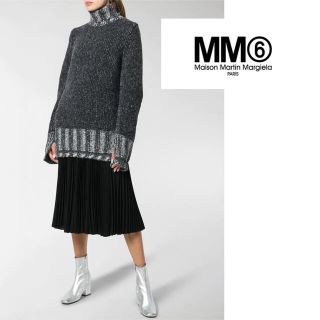 エムエムシックス(MM6)の【未使用】MM6 Maison Margiela オーバーサイズ ハイネック(ニット/セーター)