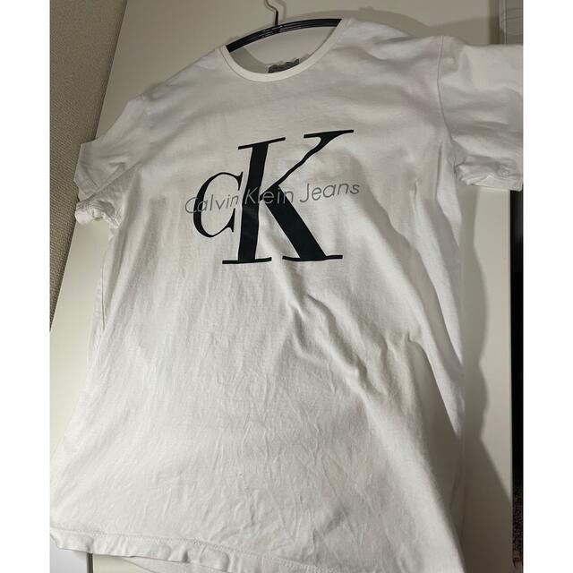 Calvin Klein(カルバンクライン)のカルバンクライン ロゴTシャツ ホワイト ~年末セール中~ メンズのトップス(Tシャツ/カットソー(半袖/袖なし))の商品写真