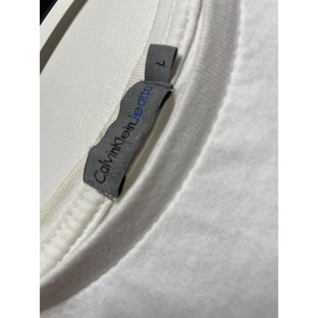 Calvin Klein(カルバンクライン)のカルバンクライン ロゴTシャツ ホワイト ~年末セール中~ メンズのトップス(Tシャツ/カットソー(半袖/袖なし))の商品写真