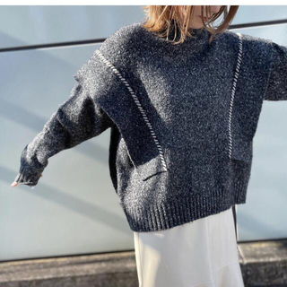 メルローズ(MELROSE)のメルローズ　soffito  2way knit pullover (ニット/セーター)