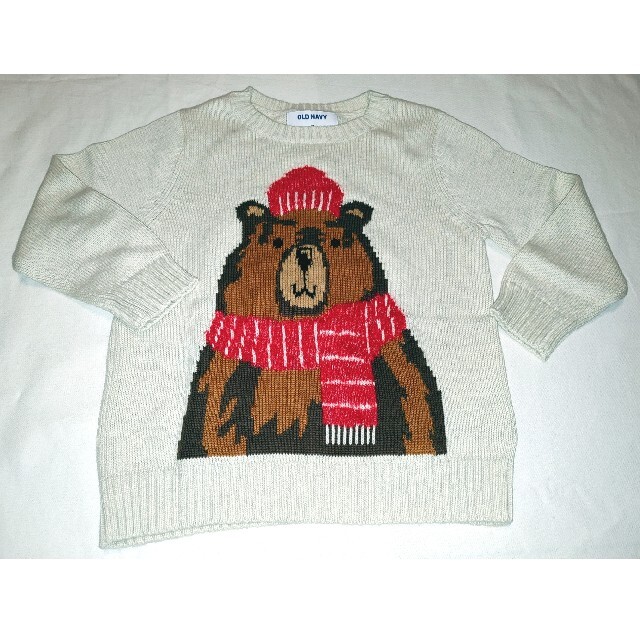 Old Navy(オールドネイビー)のOLD NAVY*セーター(Bear) 3T キッズ/ベビー/マタニティのキッズ服男の子用(90cm~)(ニット)の商品写真