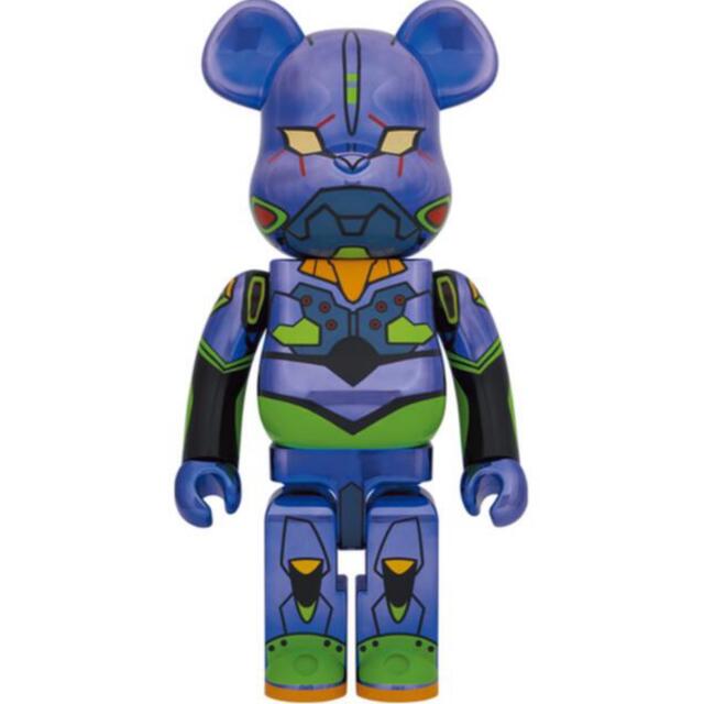 BE@RBRICK エヴァンゲリオン初号機 CHROME 1000％　エヴァフィギュア