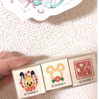 ディズニー(Disney)の年賀スタンプ♡新品未使用(印鑑/スタンプ/朱肉)