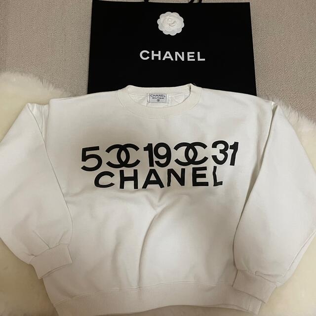 CHANEL シャネル 5 19 31 ココマーク ロゴ トレーナー レディース