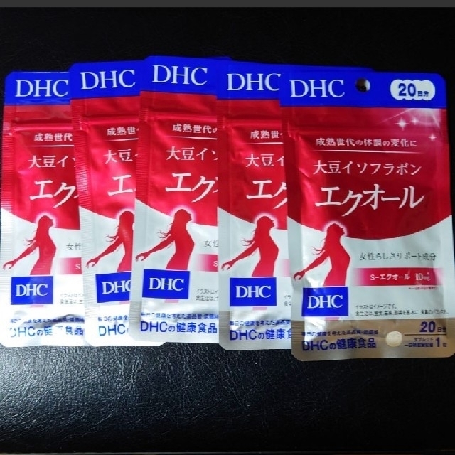 DHC 大豆イソフラボン エクオール 20日分 20粒 5セット