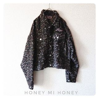 ハニーミーハニー(Honey mi Honey)のHoney mi Honey レオパード ジャケット ★ハニーミーハニー 大きめ(ブルゾン)