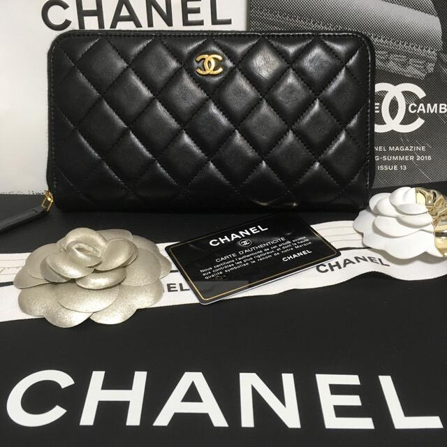 専用♡超美品★ 新型 シャネル ラウンドジップ 30番台 長財布 正規品CHANEL