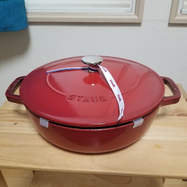 ストウブ ブレイザー ソテーパン 24cm チェリー 最安挑戦! インテリア