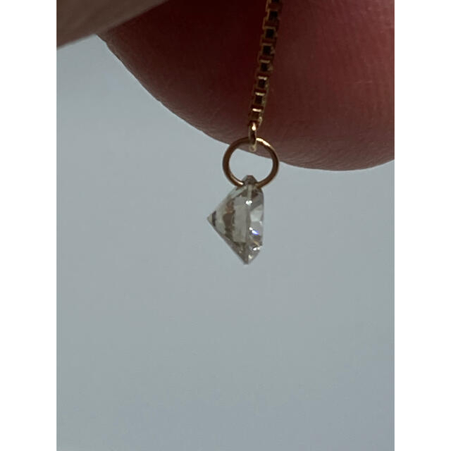 専用K18YGダイヤモンド合計0.62ctロングピアス レディースのアクセサリー(ピアス)の商品写真