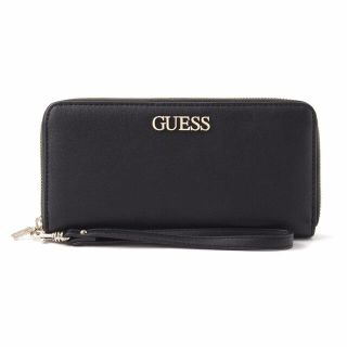 ゲス(GUESS)のGUESS（ゲス）★ストラップ付き　ブランドロゴ　長財布　(財布)