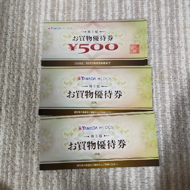 有効期限2022年6月30日ヤマダ電機株主優待11000円分 新着