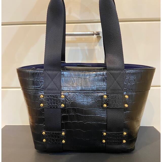 最新最全の ブラック A.D.M.J(エーディエムジェイ)クロコ型押し ...