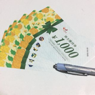 コシダカ　株主優待　6000円分(その他)