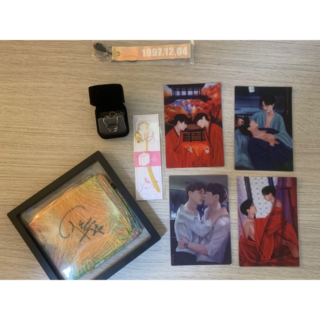 gulf 直筆サインスカーフ+mewgulf 公式指輪-