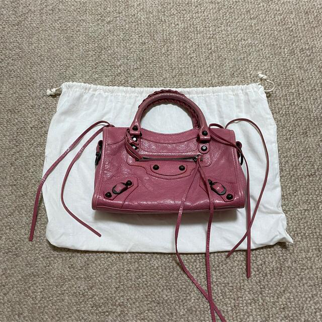 新発売の Balenciaga - 超美品 バレンシアガ ミニシティ ハンドバッグ - covid19.ins.gov.mz