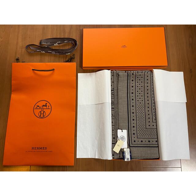 エルメス HERMES カシミヤシルク 140 バンダナ カレ カシシル