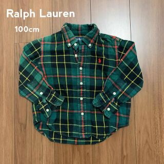 ポロラルフローレン(POLO RALPH LAUREN)のお値下げ　ポロラルフローレン シャツ チェック 100cm(ブラウス)