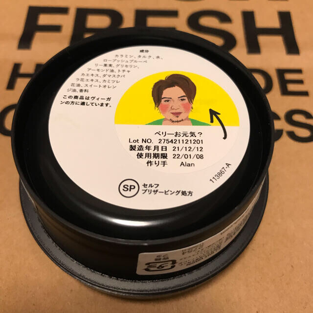 LUSH(ラッシュ)のLUSH／ベリーお元気？※新品•未使用※ フレッシュフェイスマスク　 コスメ/美容のスキンケア/基礎化粧品(パック/フェイスマスク)の商品写真