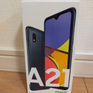 サムスン(SAMSUNG)のUQモバイル Galaxy A21 SCV49 ブラック(スマートフォン本体)