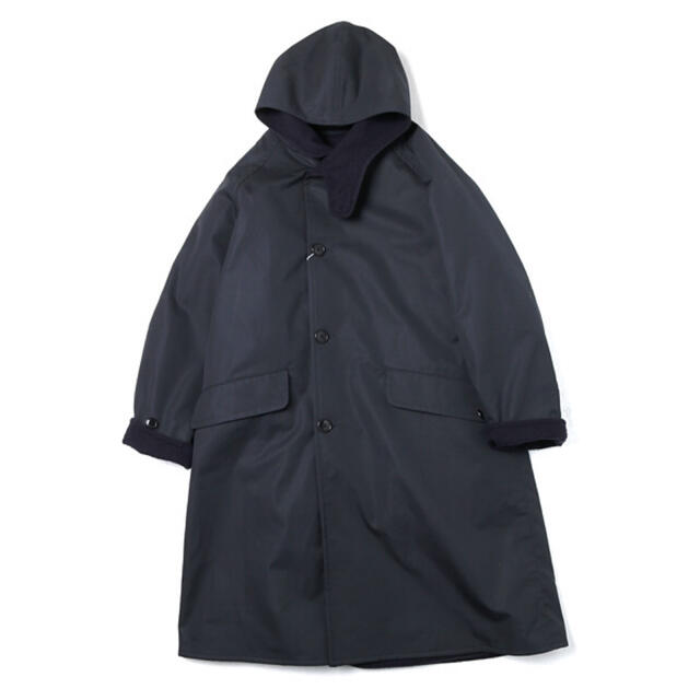 COMOLI(コモリ)のコモリ　フーデッドコート　comoli ナッピングウール　コート メンズのジャケット/アウター(モッズコート)の商品写真