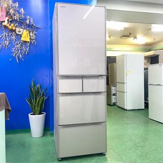ヒタチ(日立)の⭐️HITACHI⭐️冷凍冷蔵庫　2021年 401L超美品　大阪市近郊配送無料(冷蔵庫)