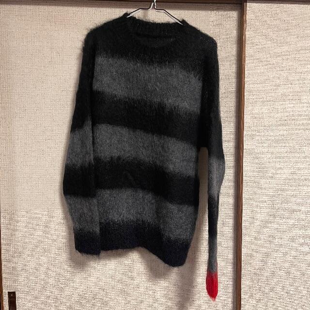 uniform experiment  MOHAIR BORDER KNIT2カラー