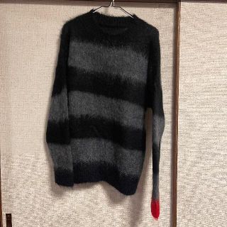 ユニフォームエクスペリメント(uniform experiment)のuniform experiment  MOHAIR BORDER KNIT(ニット/セーター)