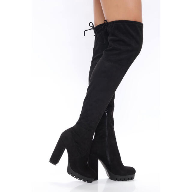 Give It Your All Over The Knee Boots