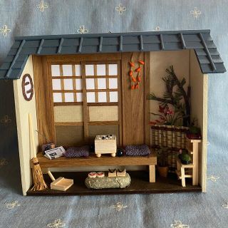 ミニチュアドールハウス完成品 縁側の通販 by murochin's shop|ラクマ