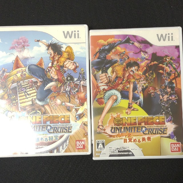 Wii(ウィー)のワンピース　アンリミテッドクルーズ　エピソード1&2 エンタメ/ホビーのゲームソフト/ゲーム機本体(家庭用ゲームソフト)の商品写真