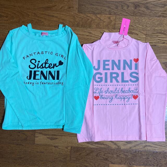 JENNI(ジェニィ)の新品ジェニィ カットソー150 2点セット キッズ/ベビー/マタニティのキッズ服女の子用(90cm~)(Tシャツ/カットソー)の商品写真