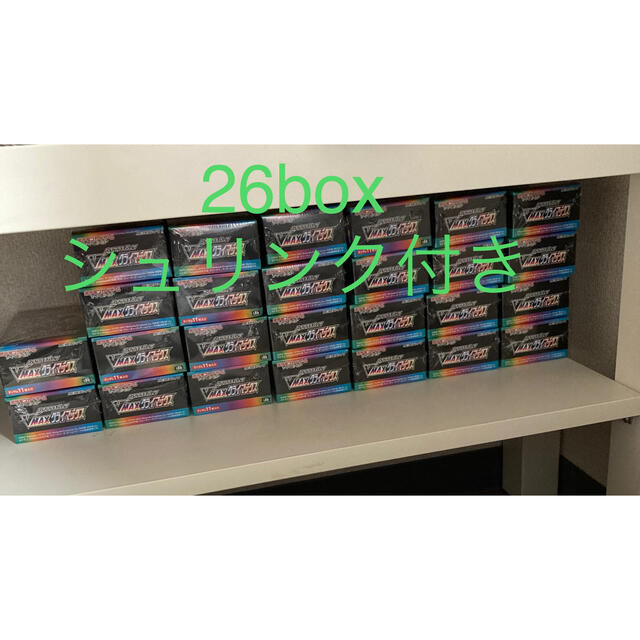 【正規逆輸入品】 ポケモン - 新品未開封 シュリンク付き ポケモンカード VMAXクライマックス 26box Box/デッキ/パック