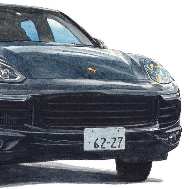 GC-2058ポルシェ911カレラ/カイエン限定版画サイン額装作家平右ヱ門 8