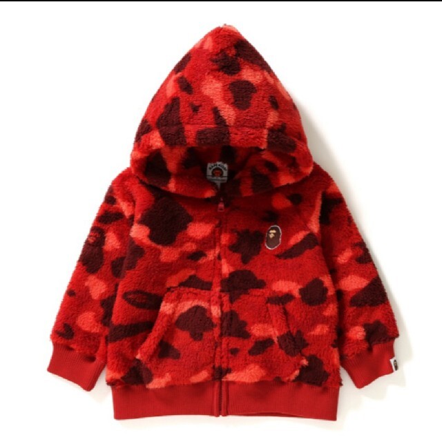 A BATHING APE(アベイシングエイプ)の[１１０ｃｍ]BAPE COLOR CAMO BOA キッズ/ベビー/マタニティのキッズ服女の子用(90cm~)(ジャケット/上着)の商品写真