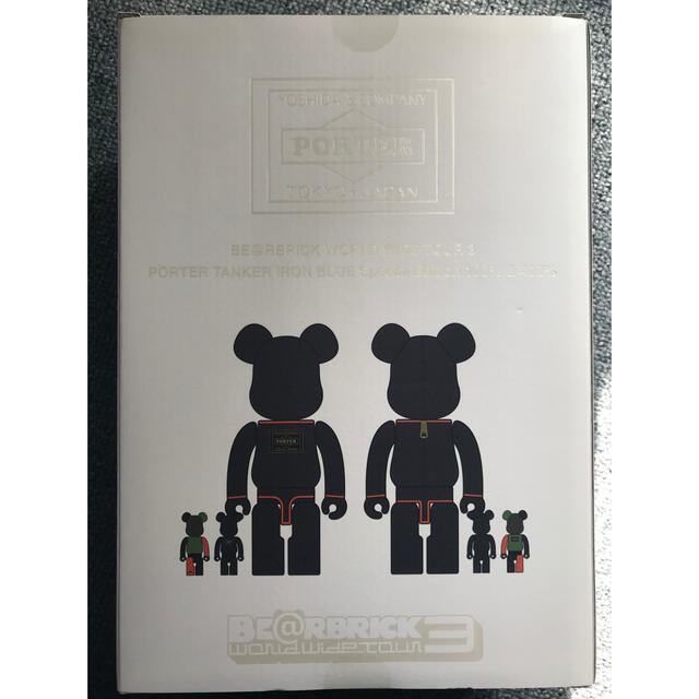 MEDICOM TOY - BE@RBRICK TANKER IRON BLUE 100%&400%の+giftsmate.net